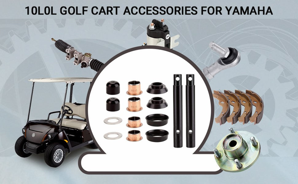 Golf Cart King Pin & Bushing Kit for Yamaha G2 G8 G11 G14 G16 G19 G20