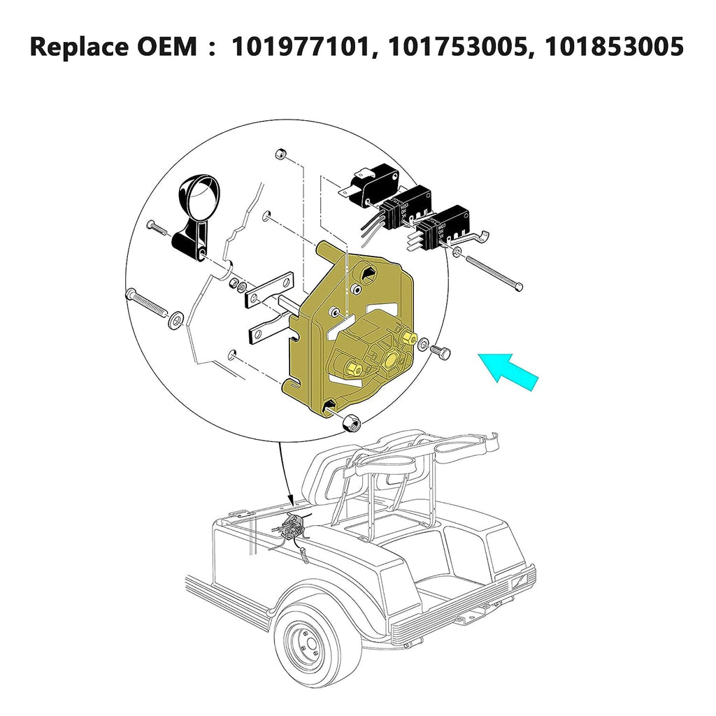 10L0L golf cart forward reverse switch wiring diagram