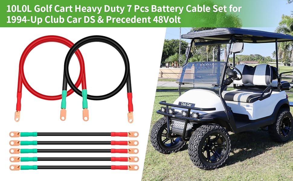 Golf cart 48V battery cable