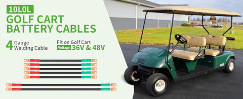 EZGO Club Car Golf Cart Battery Cable