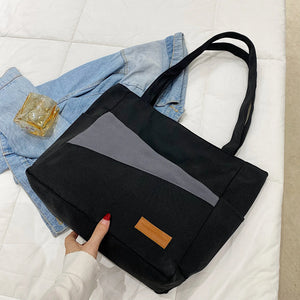 Rarove-Four seasons general male and female students large capacity new all-in-one single shoulder canvas bag - Rarove