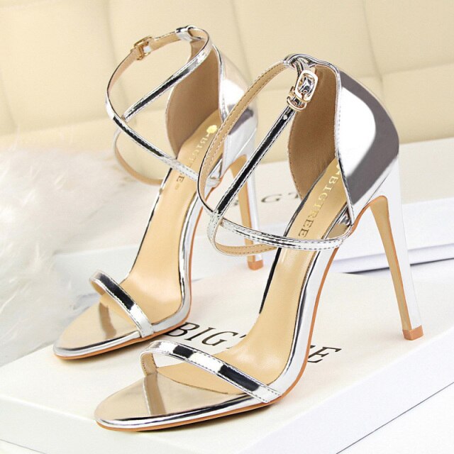 BIGTREE Shoes Buckle Strap High Heels 2020 New Women Heels Sandals Sti ...