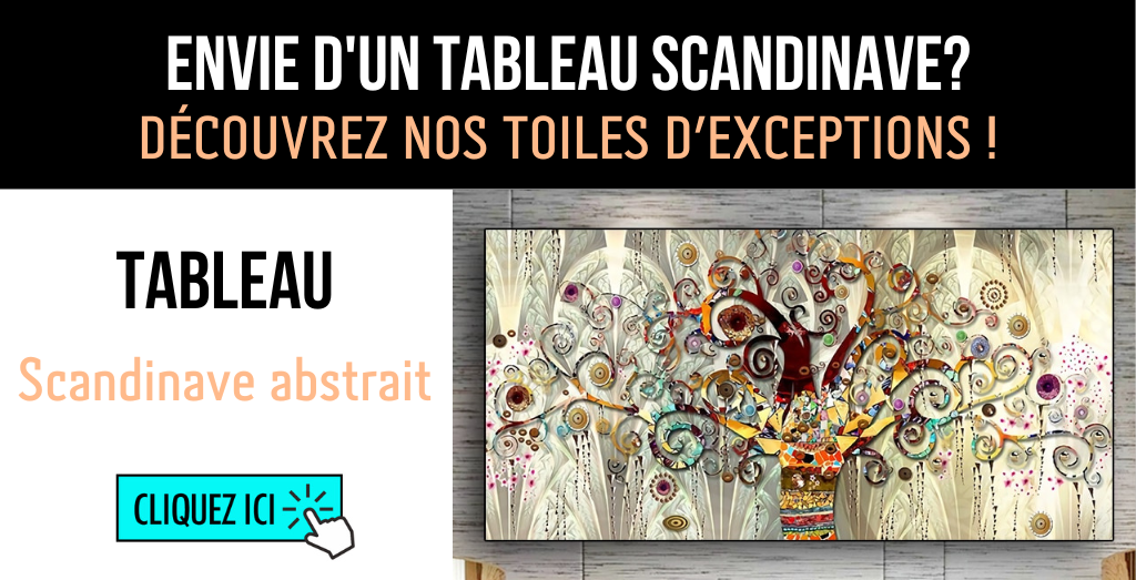 tableau style scandinave pour la décoration intérieure