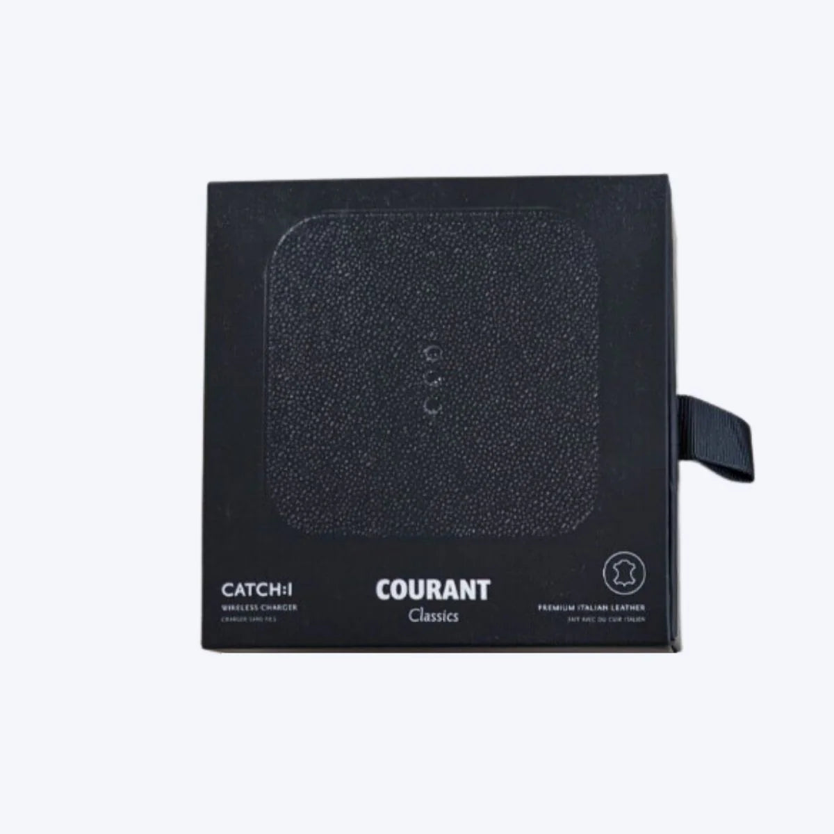 The Catch 1:1 Courant Classics Charger in black leather.