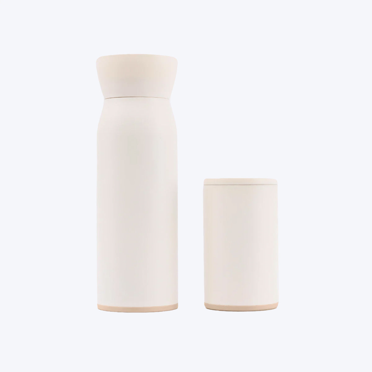 Hitch Bottle and Cup set in Natural White