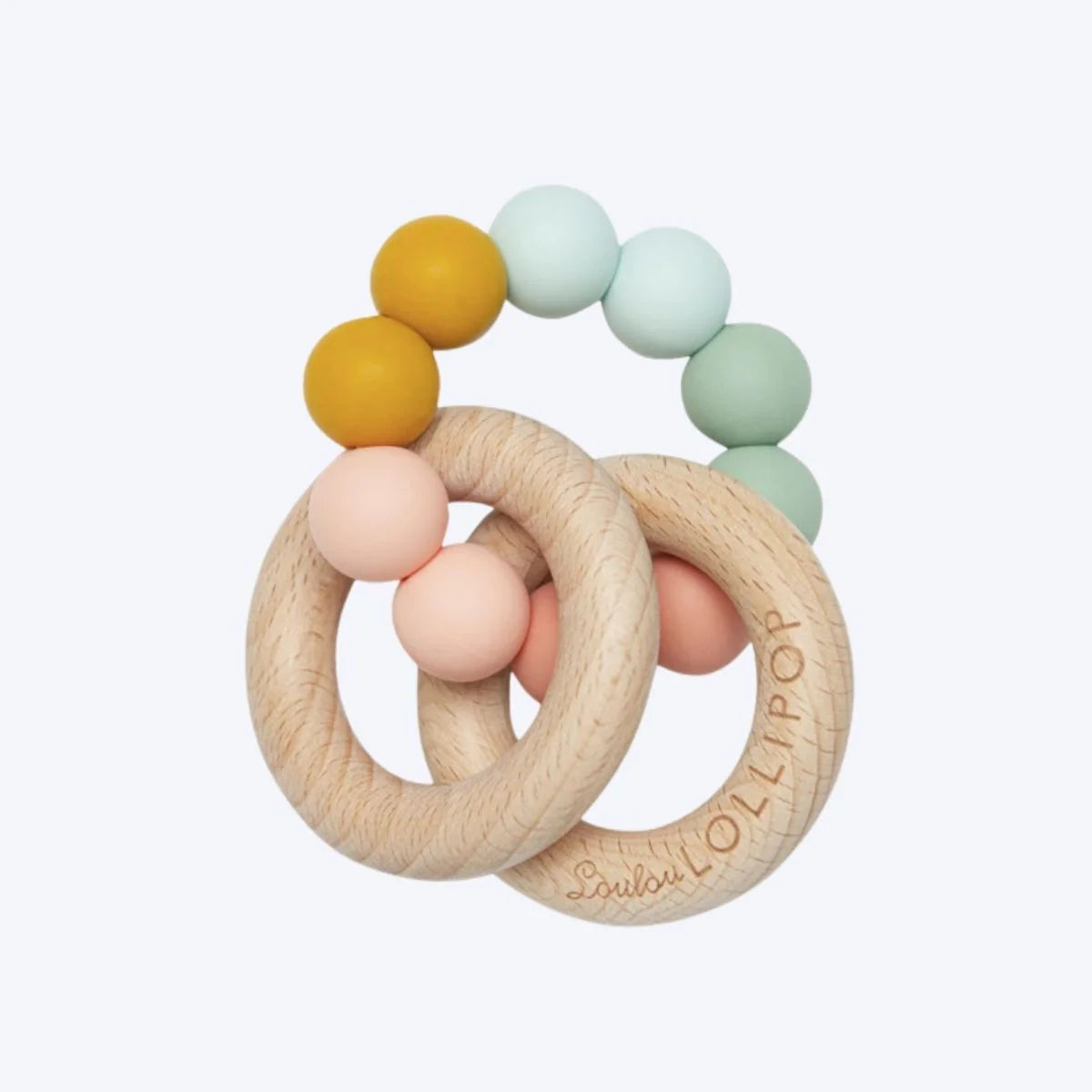 Bubble teething ring by Loulou Lollipop