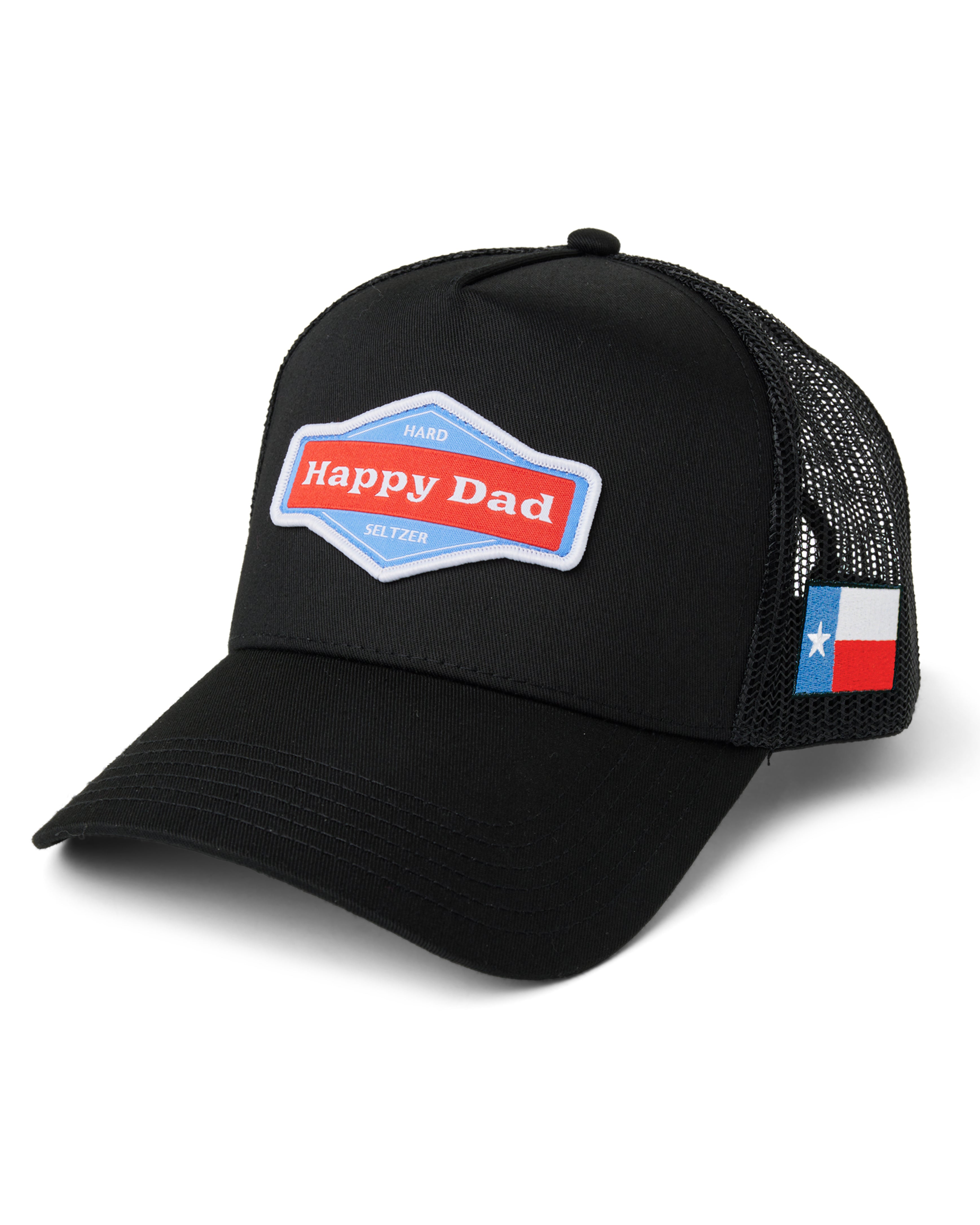 Happy Dad Trucker Hat (Black)