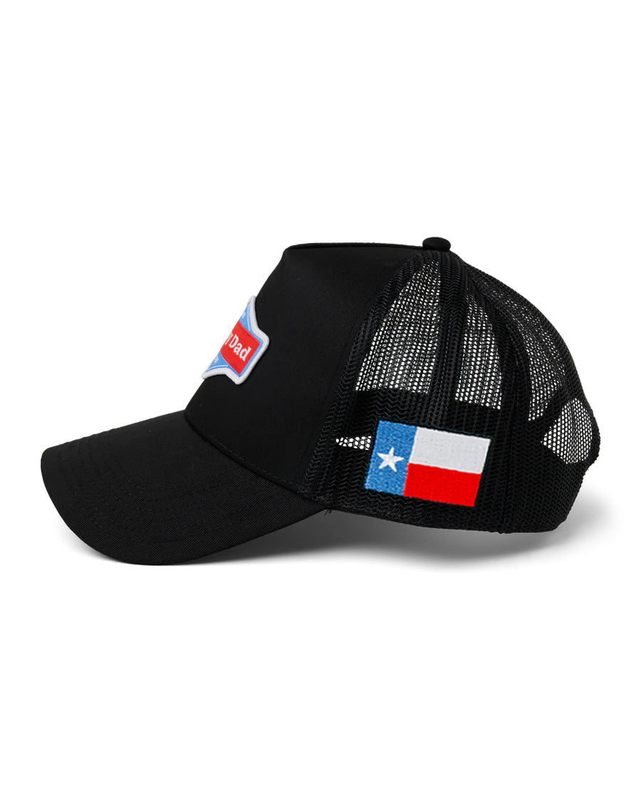 Happy Dad Trucker Hat (Black)