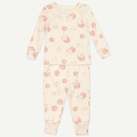 Organic Toddler Boy Dash & Tree Print 2-Piece Pajamas - 24M - Oliver and Rain