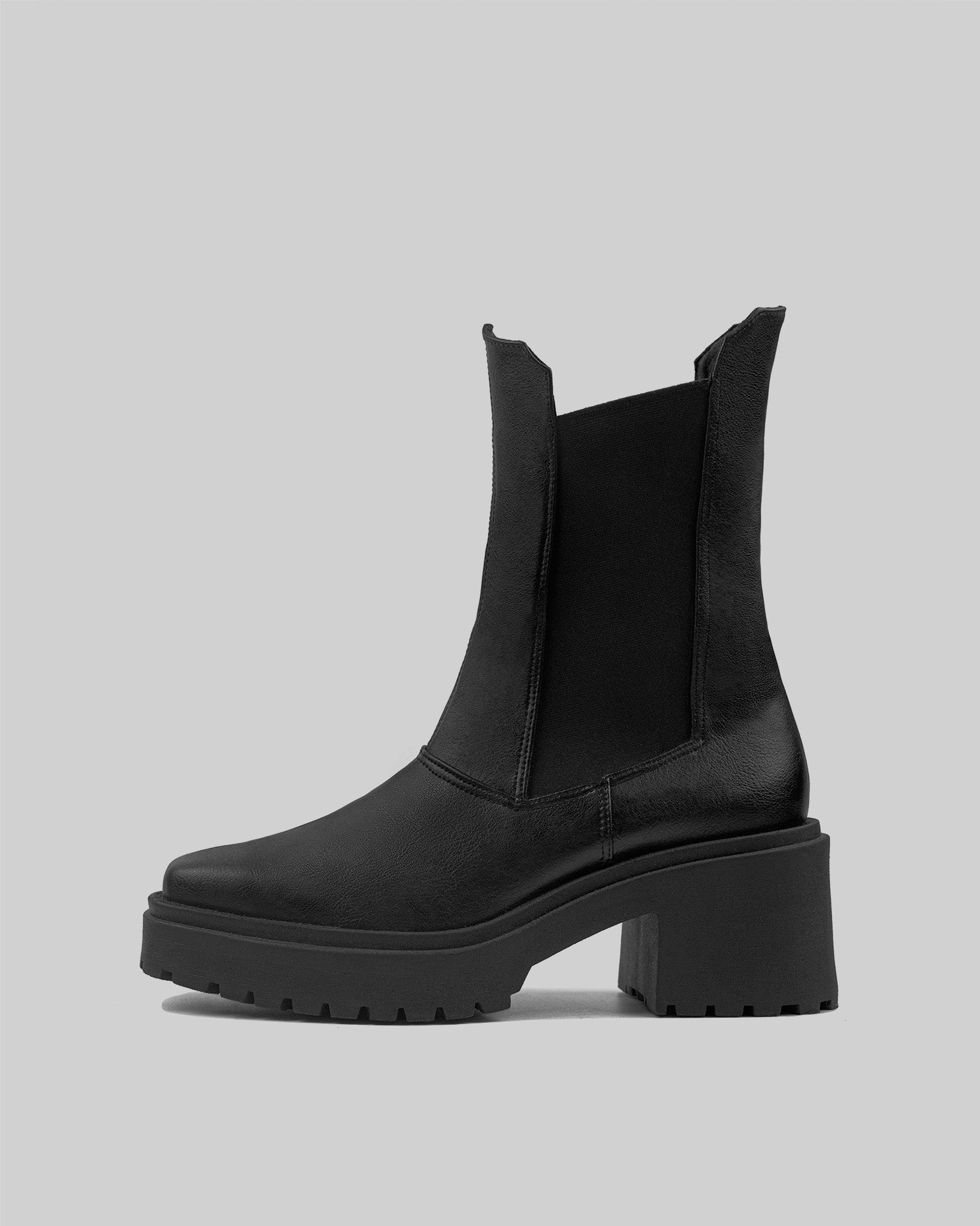 Squared Chelsea Boots women’s vegan boots - BOHEMA product image