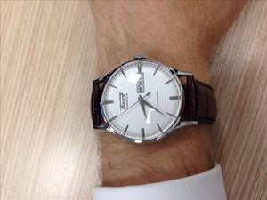 Tissot Swiss Made Heritage Visodate Automatic Silver Dial Men's
