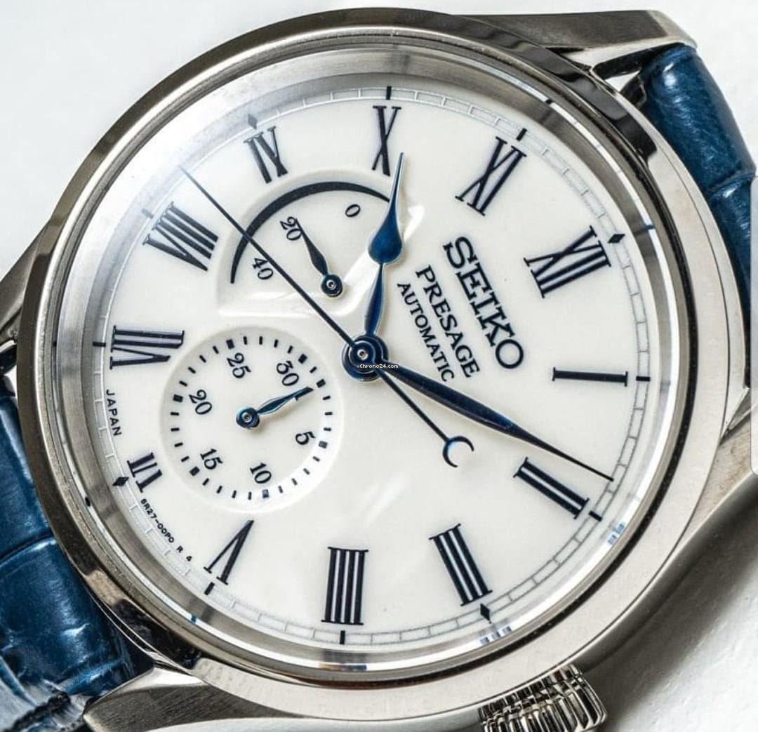 Seiko Presage Limited Edition Arita Porcelain Dial White w/ Power Rese