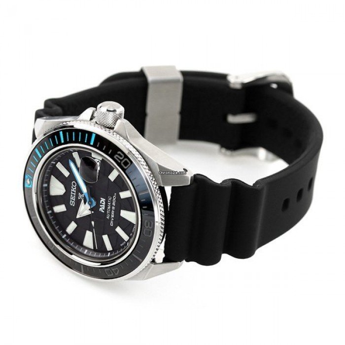 Seiko Prospex PADI SE King Samurai Black Diver's Men's Rubber Strap Wa –  Prestige