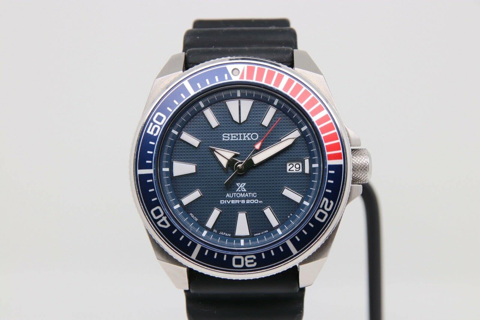 Seiko Prospex Japan Made Pepsi Samurai Reissue 200M Diver's Men's Watc –  Prestige