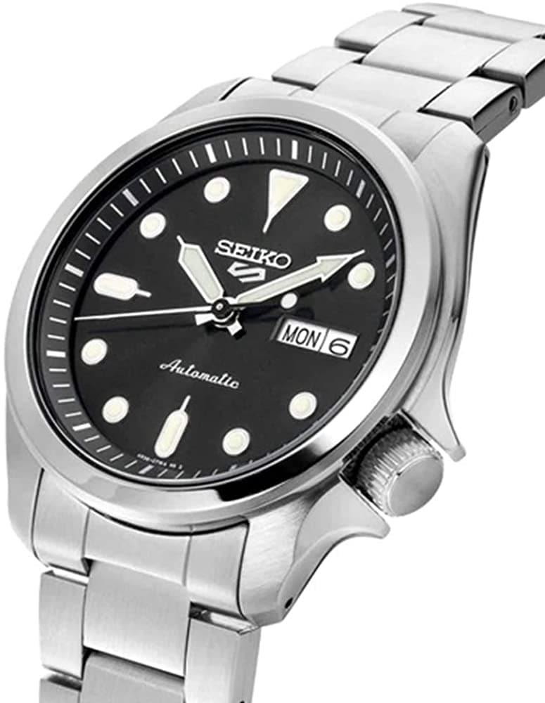 Seiko 5 Sports 100M Automatic Men's Watch Black Dial SRPE55K1 – Prestige