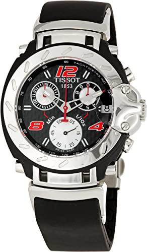 Tissot Swiss Made T-Sport Quickster Black PVD Chrono Men's Nato