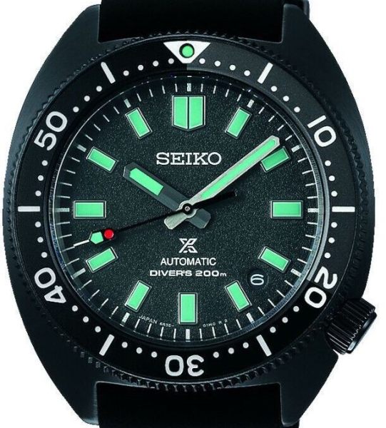 Seiko Prospex LE Slim Turtle Black Series Night Vision Diver's 1968 Re –  Prestige