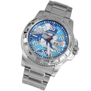 Seiko 5 Sports Military 100M Camo Blue Dial Automatic Men's Watch SRP2 –  Prestige