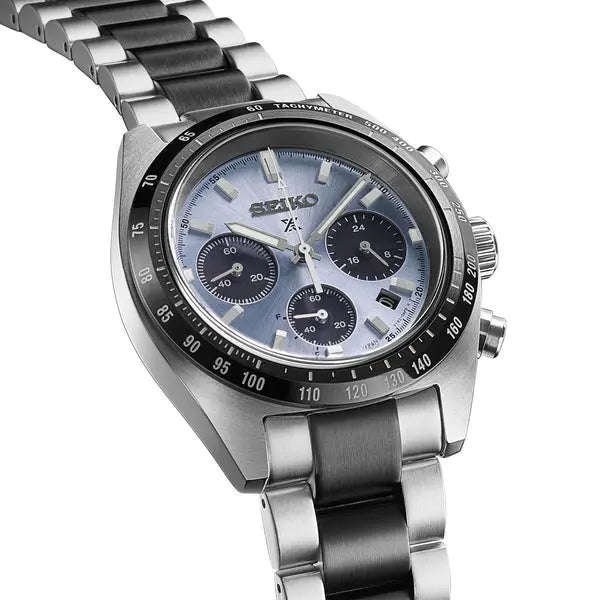 Seiko Prospex LE Solar Crystal Trophy Men's Stainless Steel Chronograp –  Prestige