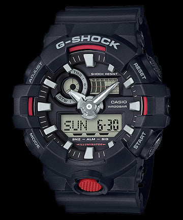 G-Shock Standard Analog-Digital x Red x Grey Last Dance Watch GA700-1ADR –