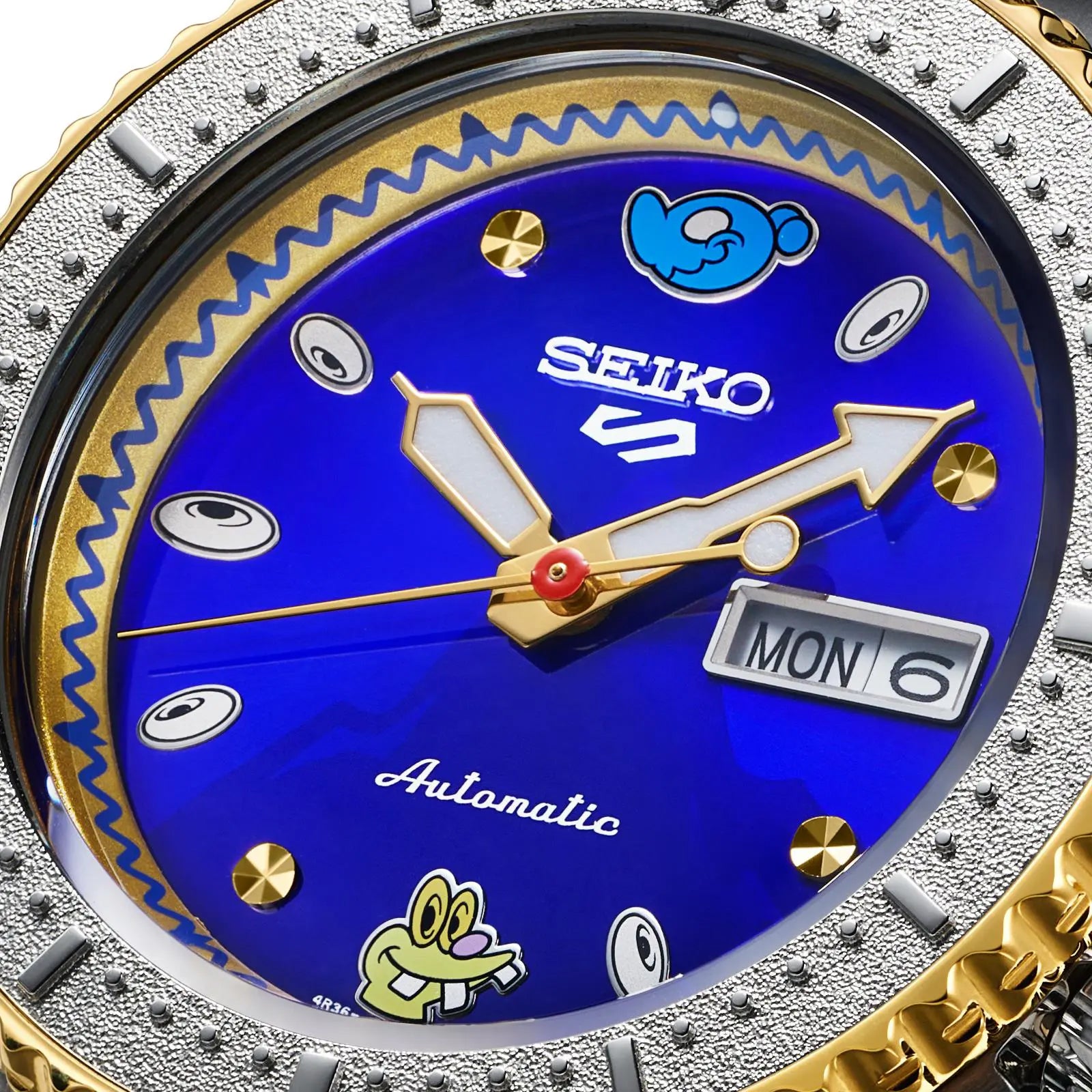 Seiko 5 Sports LE 100M COIN PARKING DELIVERY Men's 2 Tone Gold Plated –  Prestige