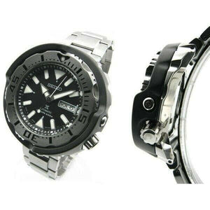 Seiko Japan Made Black Ceramic Shroud Tuna 200M Diver's Men's Watch SR –  Prestige