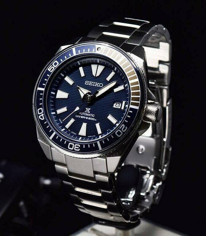 Seiko Japan Made Blue Samurai 200M Diver's Men's Watch SRPB49J1 – Prestige