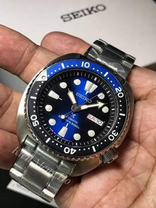 Seiko Japan Made Deep Blue Batman Turtle Diver's Men's Watch SRPC25J1 –  Prestige