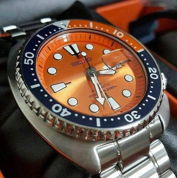 Seiko Japan Made Limited Edition Nemo Orange Turtle 200M Men's Watch S –  Prestige