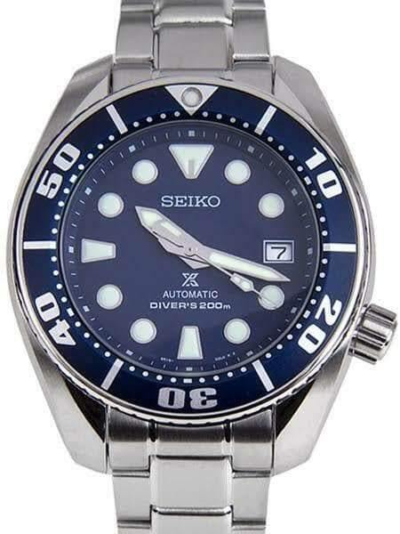 Seiko JDM Blumo Blue Sumo Men's Stainless Steel Watch SBDC033 – Prestige