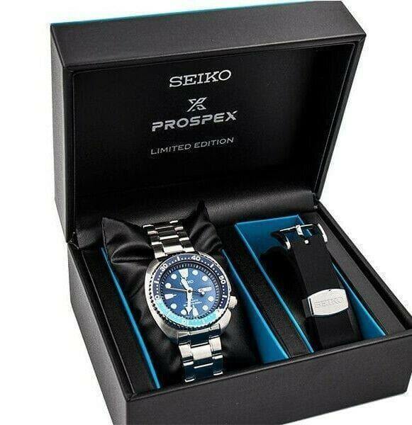huwelijk Willen Bijdrage Seiko Limited Edition Japan Made Blue Lagoon Turtle 200M Men's Watch S –  Prestige