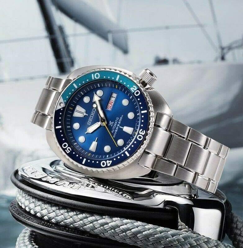 Seiko Limited Edition Japan Made Blue Lagoon Turtle 200M Men's Watch S –  Prestige