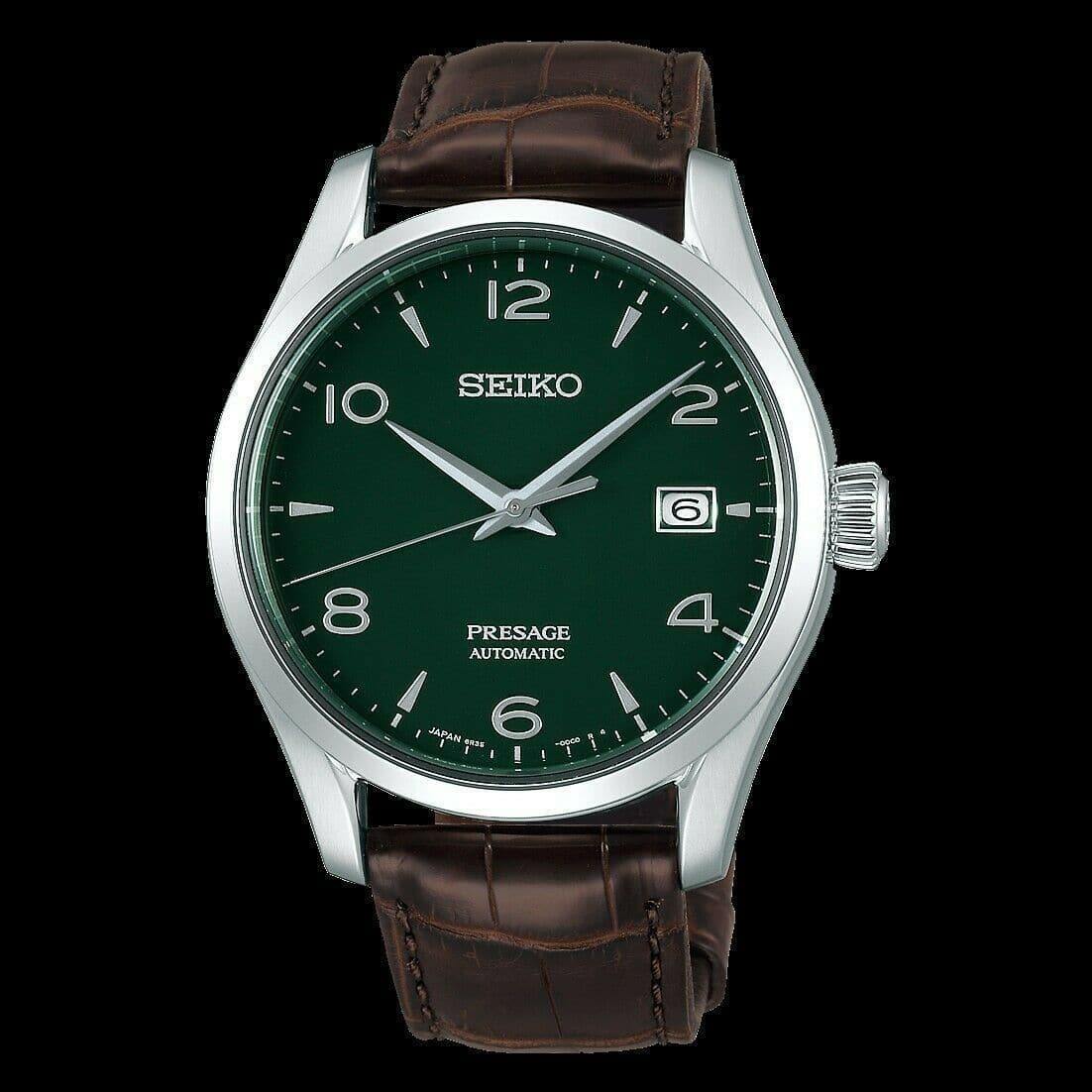 Seiko Limited Edition Presage Men's Watch Green Enamel Dial Men's Watc –  Prestige