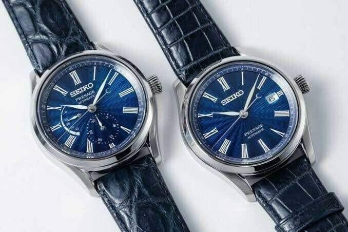 Seiko Limited Edition Presage Shippo Enamel Watches SPB073J1 + SPB075J –  Prestige