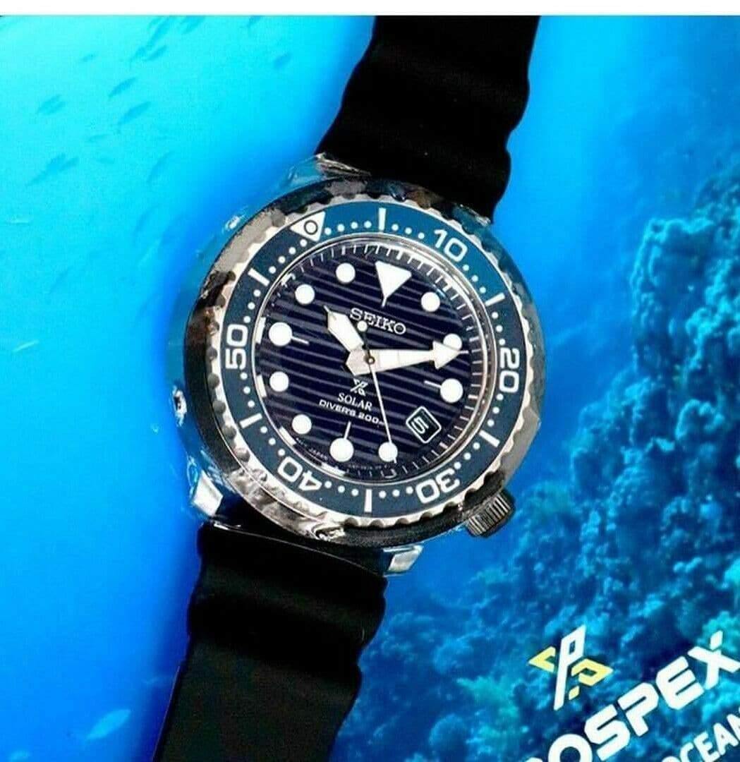 Seiko Save The Ocean Solar Tuna Blue Dial Watch SNE518P1 – Prestige