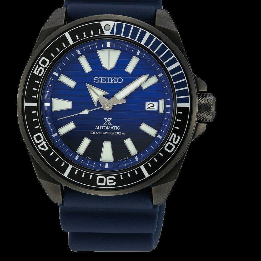 Seiko SE Save the Ocean Dark Samurai 200M Diver's Men's Watch SRPD09K1 –  Prestige