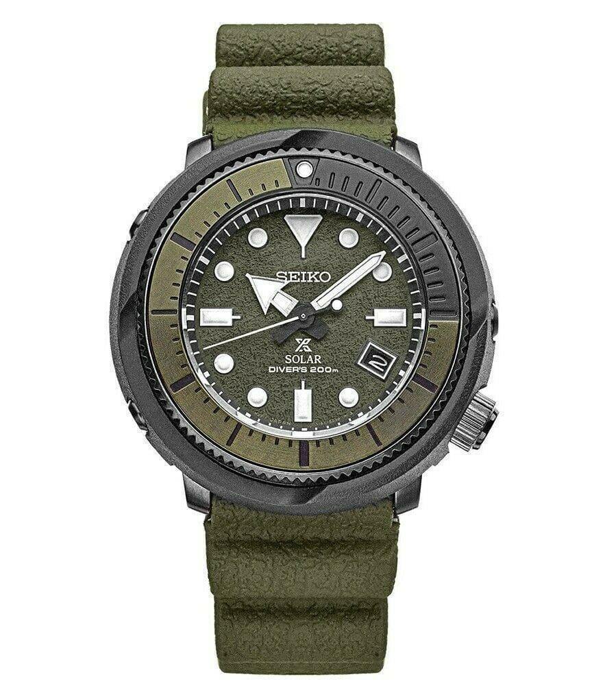 Seiko Street Series Solar Tuna Green Prospex Diver's Men's Watch SNE53 –  Prestige