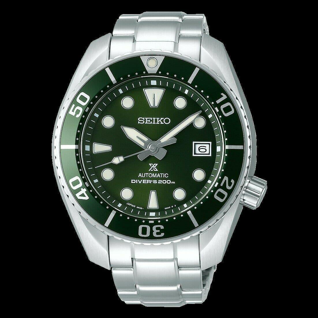 Seiko Sumo 3rd GEN Sunburst Green Hulk Men's Watch SPB103J1 – Prestige