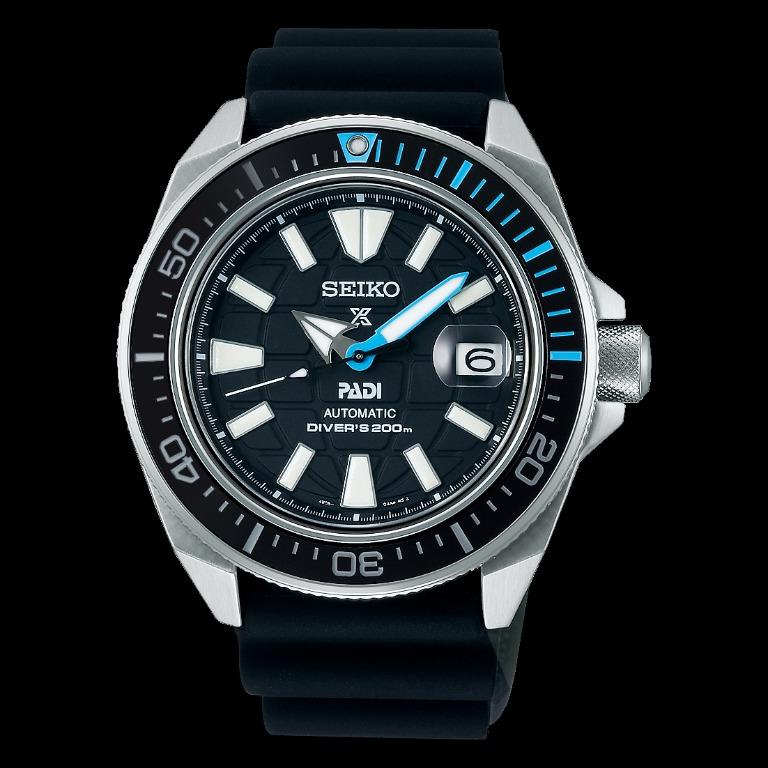 Seiko Prospex PADI SE King Samurai Black Diver's Men's Rubber Strap Wa –  Prestige