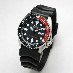 Seiko Pepsi SKX 200M Diver's Men's Rubber Strap Watch SKX009K1 – Prestige