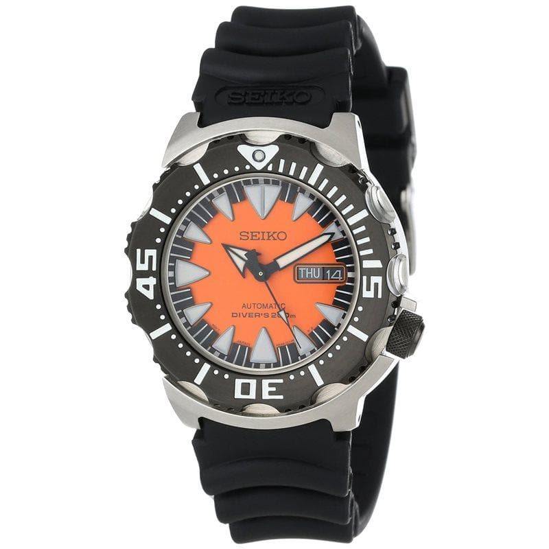 Seiko Monster Orange Fang 2nd Gen Diver's Men's Rubber Strap Watch SRP –  Prestige