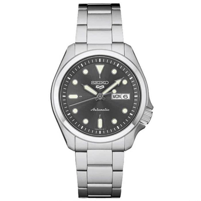 Seiko 5 Sports 100M Automatic Men's Watch Rhodium Grey Dial SRPE51K1 –  Prestige