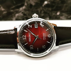 Seiko Presage Cocktail Time The Negroni Red Men's Leather Strap Watch –  Prestige