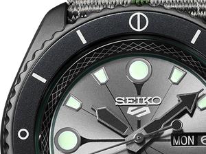 Seiko 5 Sports 100M Naruto LE Shikamaru Automatic Men's Watch Grey Dia –  Prestige