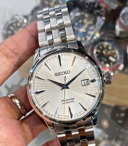 Seiko Japan Made Presage Cocktail Martini Men's Stainless Steel Watch –  Prestige