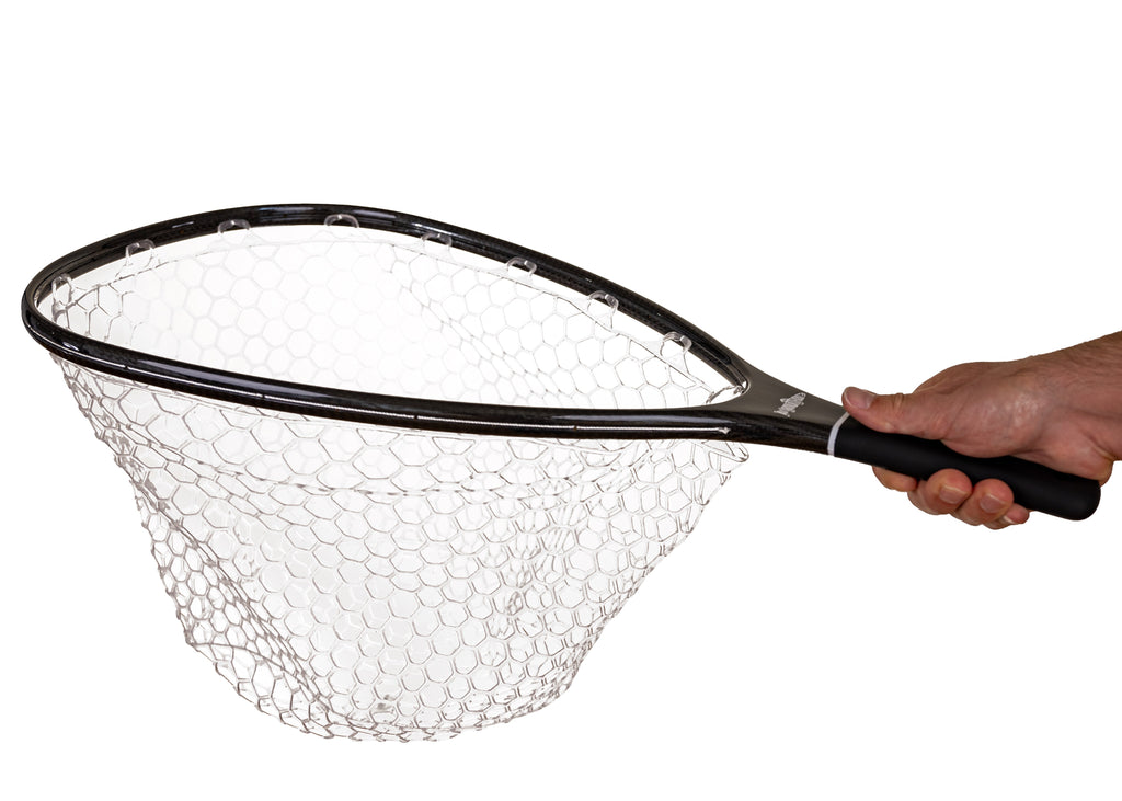 Wood Net with Rubber Mesh – All About Trout