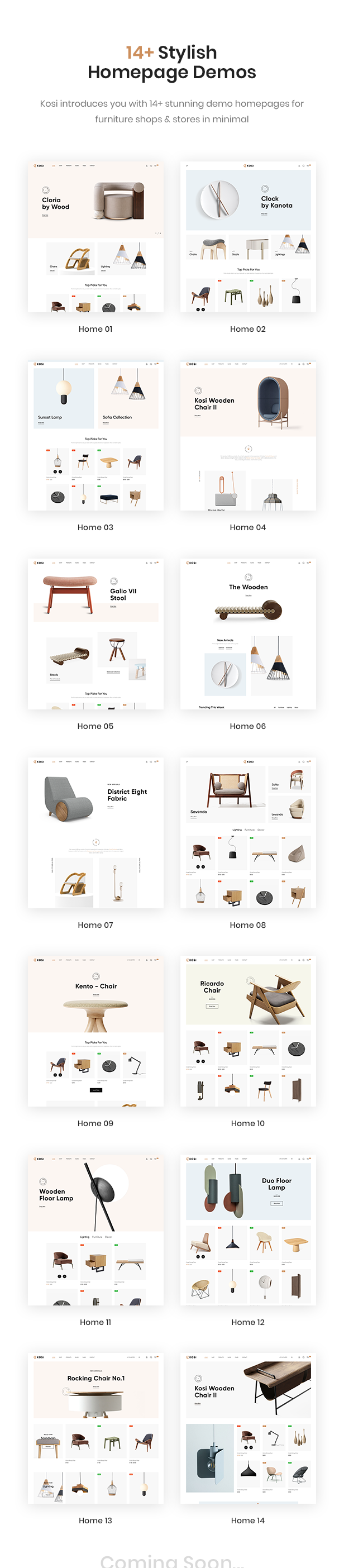 Kosi Elementor - Furniture eCommerce Prestashop Theme 