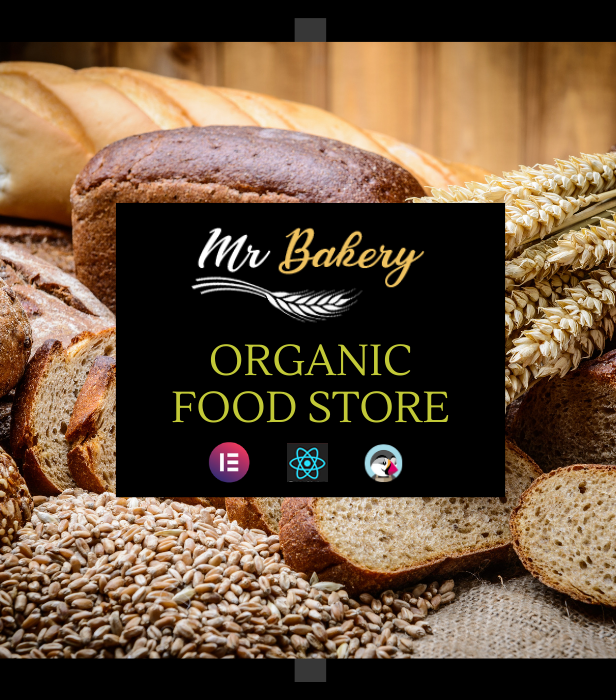 MrBakery  - Organic Food & Bread Elementor eCommerce Store