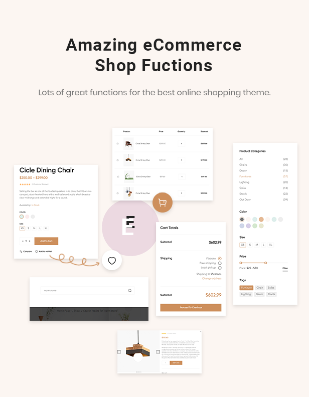 Kosi Elementor - Furniture eCommerce Prestashop Theme 