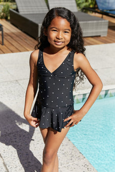 Marina West Swim Cool Down Sleeveless Two-Piece Swim Set Mother Daughter  Swimwear